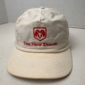 Dodge Hat Cap Vintage Rope The New Dodge Logo Snapback‎